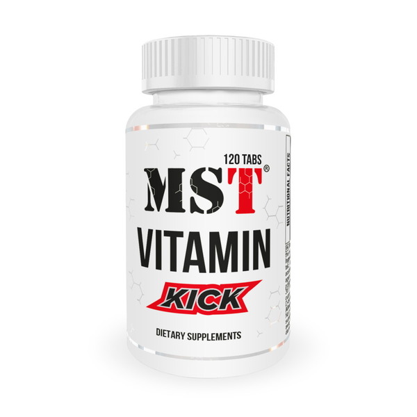 Вітаміни та мінерали MST Nutrition Vitamin KICK, 120 таблеток