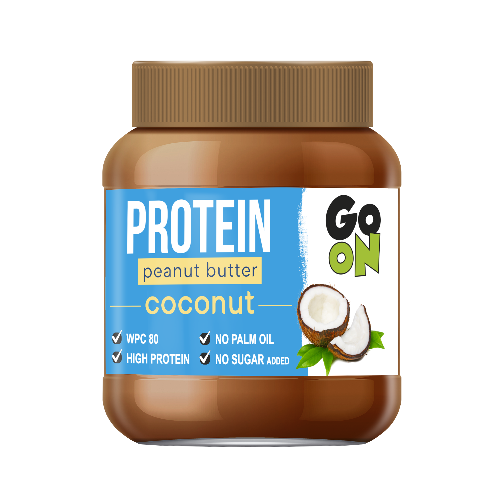 Арахісова паста Go On Nutrition Protein Peanut Butter, 350 грам кокос