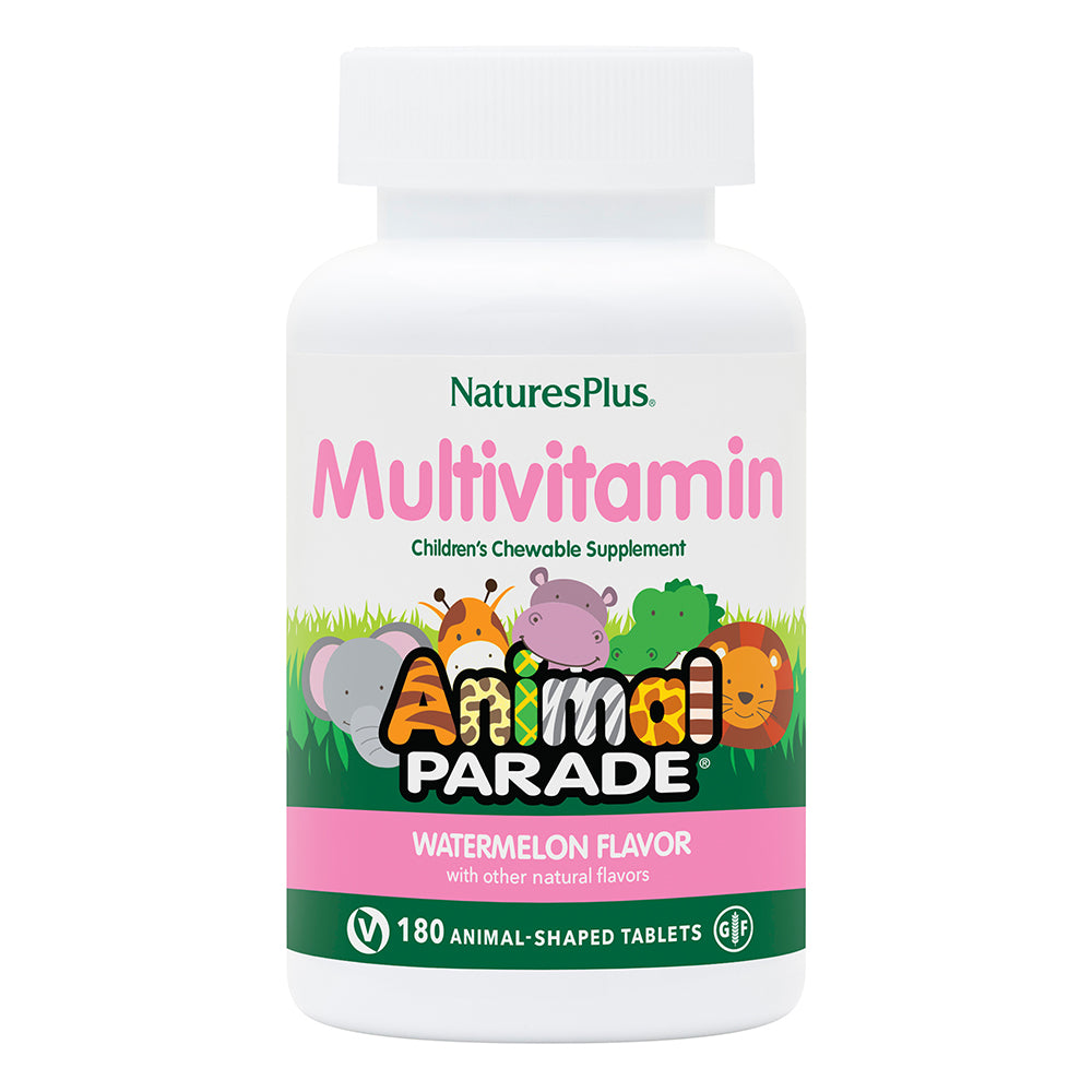 Вітаміни та мінерали Natures Plus Animal Parade Children's Multivitamin, 180 жувальних таблеток. Фото 3