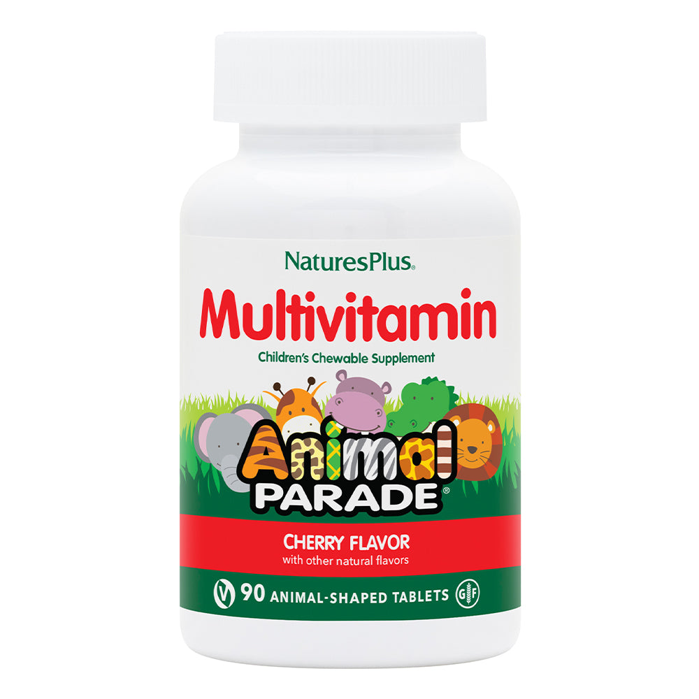 Вітаміни та мінерали Natures Plus Animal Parade Children's Multivitamin, 90 жувальних таблеток. Фото 2