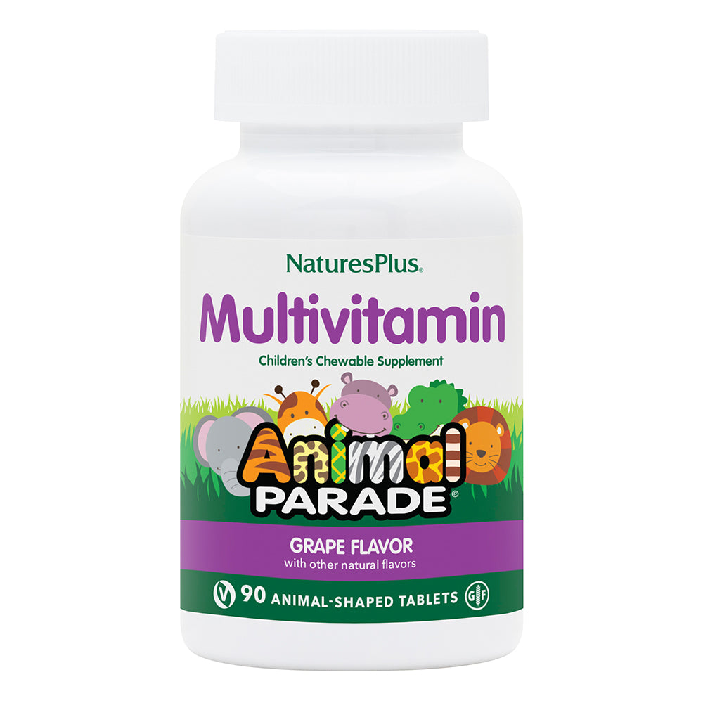Вітаміни та мінерали Natures Plus Animal Parade Children's Multivitamin, 90 жувальних таблеток. Фото 3
