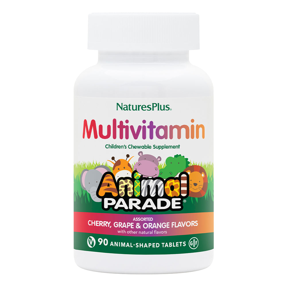 Вітаміни та мінерали Natures Plus Animal Parade Children's Multivitamin, 90 жувальних таблеток
