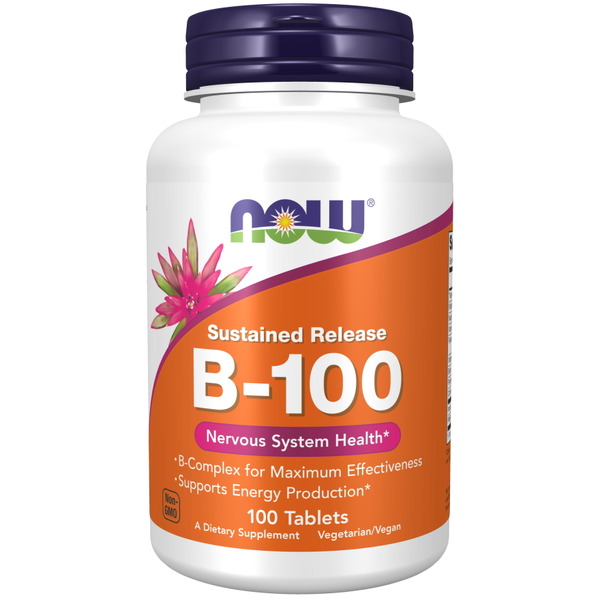 Вітаміни та мінерали NOW Vitamin B-100, 100 таблеток