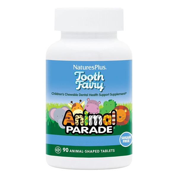 Вітаміни та мінерали Natures Plus Animal Parade Children's Tooth Fairy, 90 жувальних таблеток