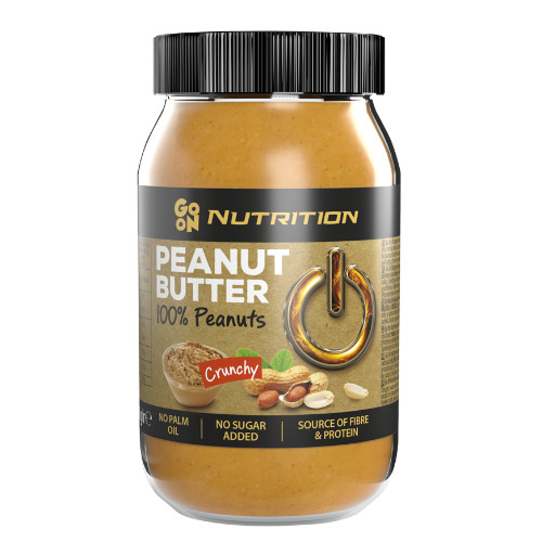 Арахісова паста Go On Nutrition Peanut Butter Crunch, 900 грам скляна банка