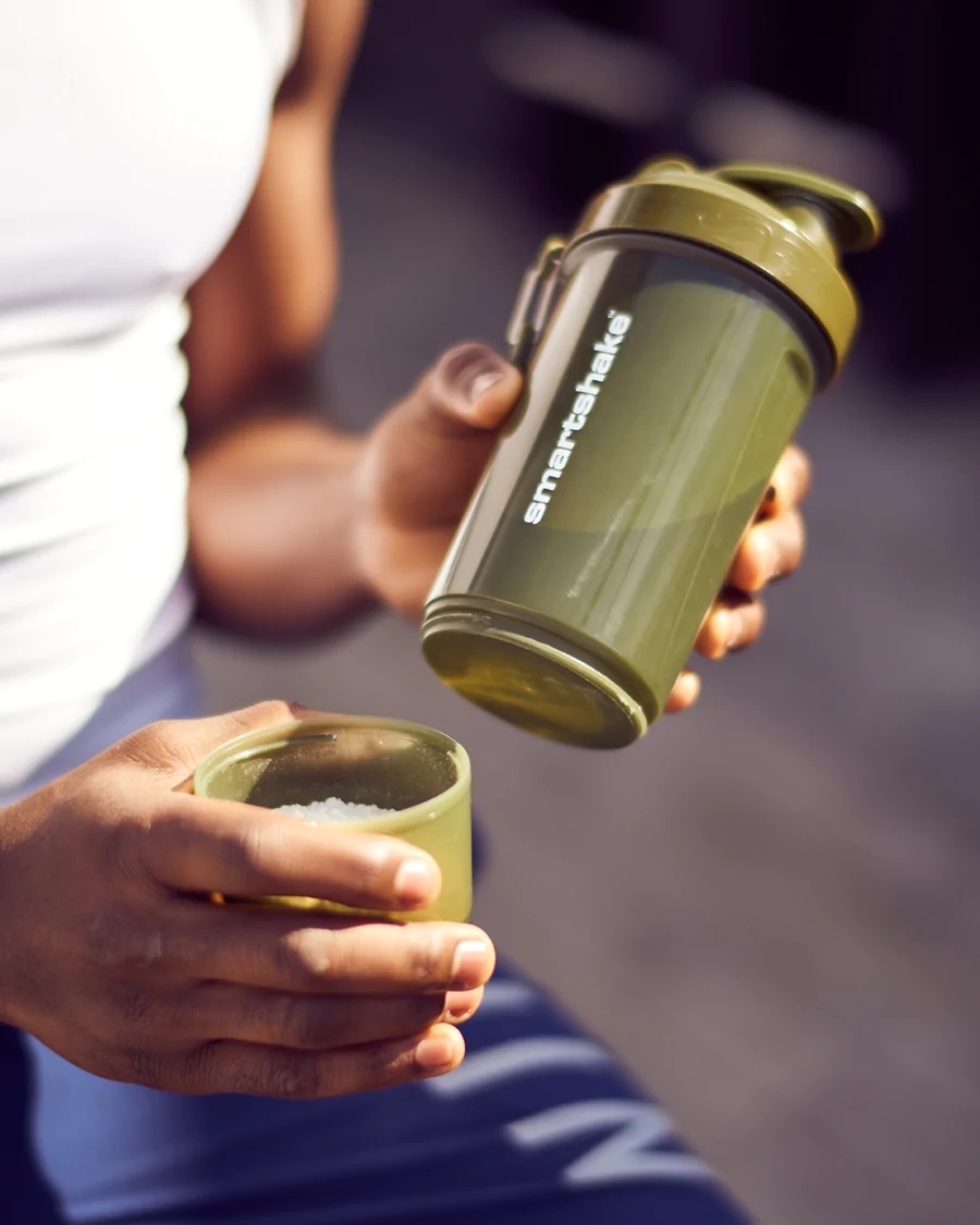 Шейкер Smart Shake Original2GO 800 мл, Army Green. Фото 3