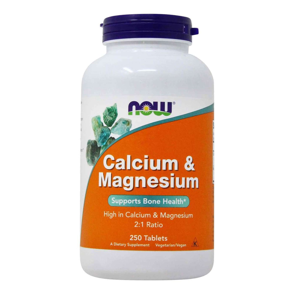 Вітаміни та мінерали NOW Calcium & Magnesium, 250 таблеток