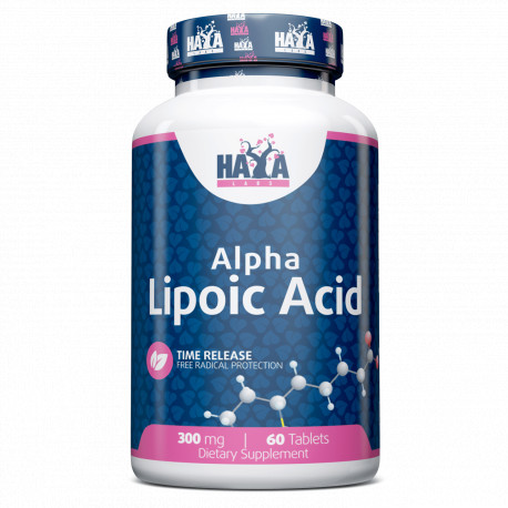 Натуральная добавка Haya Labs Alpha Lipoic Acid 300 mg, 60 таблеток