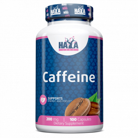 Передтренувальний комплекс Haya Labs Caffeine 200 mg, 100 капсул