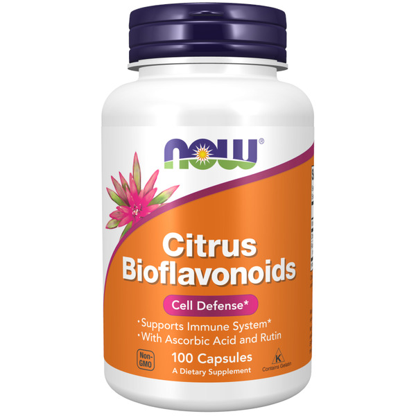 Вітаміни та мінерали NOW Citrus Bioflavonoids, 100 капсул