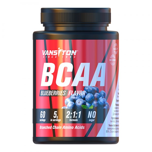 Аминокислота BCAA Vansiton BCAA, 300 грамм. Фото 3