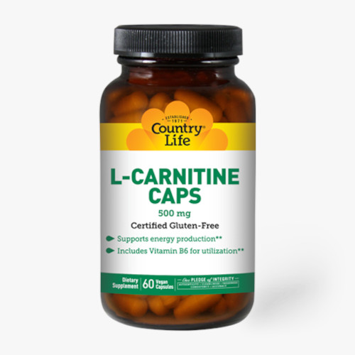 Жироспалювач Country Life L-Carnitine, 60 капсул