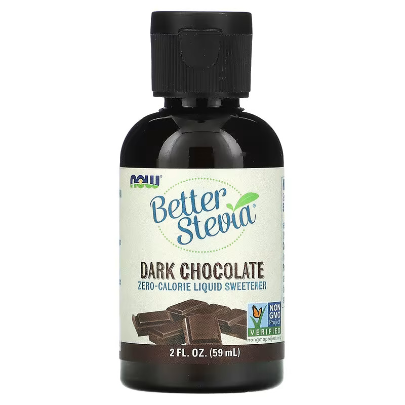 Замінник харчування NOW Better Stevia Dark Chocolat, 60 мл