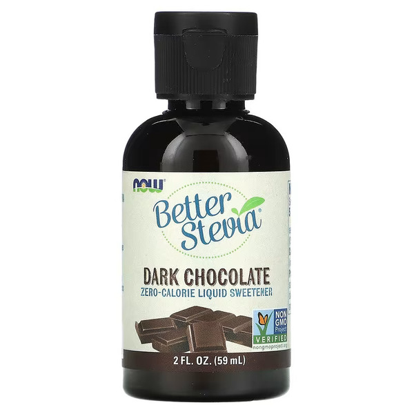 Замінник харчування NOW Better Stevia Dark Chocolat, 60 мл
