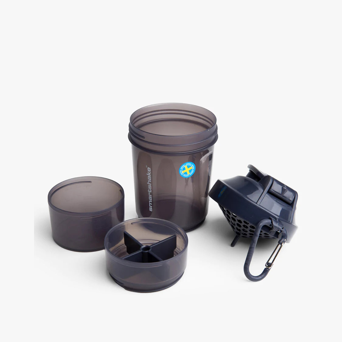 Шейкер Smart Shake Original2GO 600 мл, Dark Gray. Фото 2