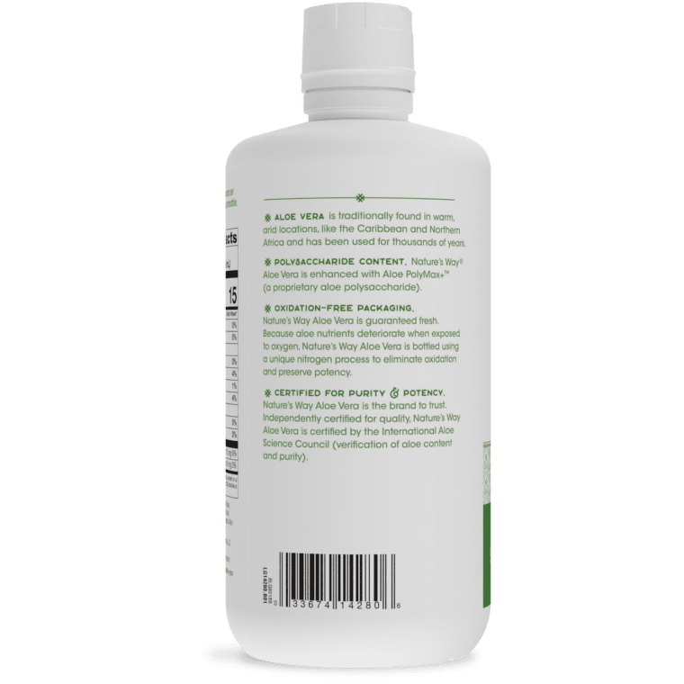 Натуральная добавка Nature's Way Aloe Vera Leaf Juice, 1 л. Фото 3