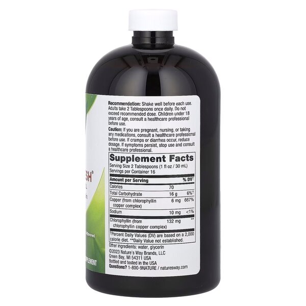 Натуральная добавка Nature's Way Chlorofresh Liquid, 480 мл. Фото 2