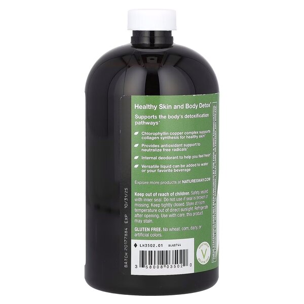 Натуральная добавка Nature's Way Chlorofresh Liquid, 480 мл. Фото 3