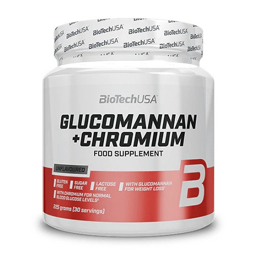 Жиросжигатель BioTech Glucomannan Chromium, 225 грамм