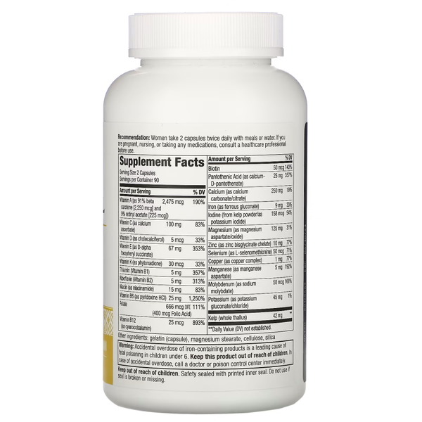 Вітаміни та мінерали Nature's Way Prenatal MultiVitamin, 180 капсул. Фото 2
