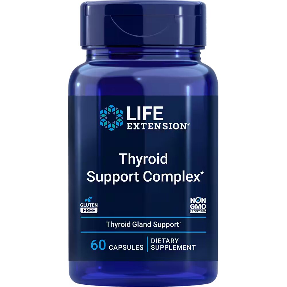 Натуральная добавка Life Extension Triple Action Thyroid, 60 капсул