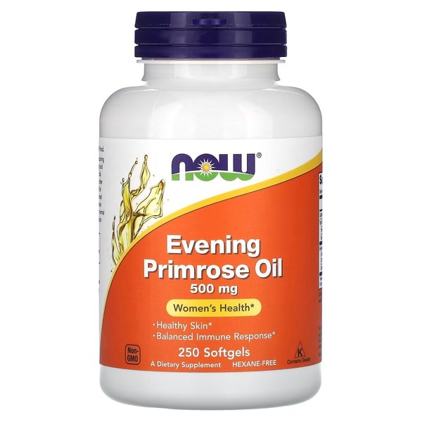 Жирні кислоти NOW Evening Primrose Oil 500 mg, 250 капсул