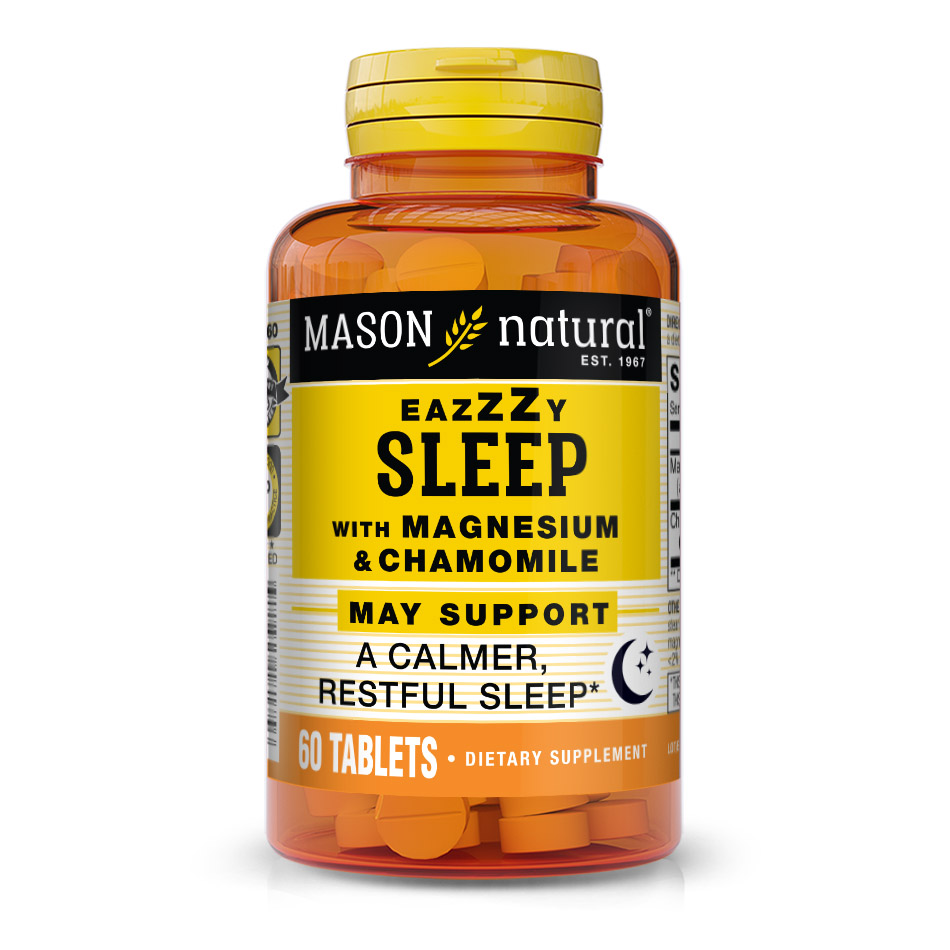 Витамины и минералы Mason Natural Eazzzy sleep with Magnesium & Chamomile, 60 таблеток
