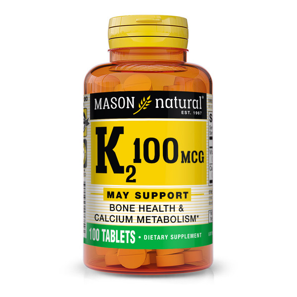 Витамины и минералы Mason Natural Vitamin K2 100 mcg, 100 таблеток
