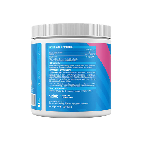 Препарат для суглобів і зв'язок VPLab Collagen Peptides, 300 грам. Фото 2