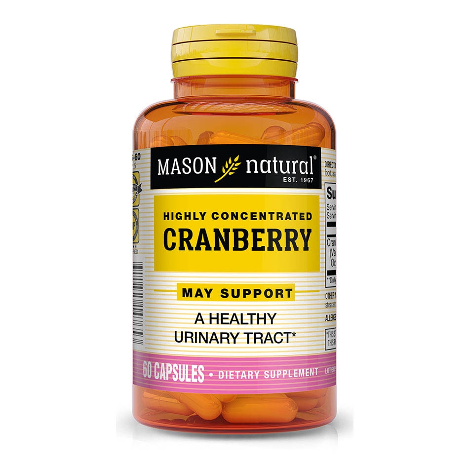 Натуральна добавка Mason Natural Cranberry Highly Concentrated, 60 капсул
