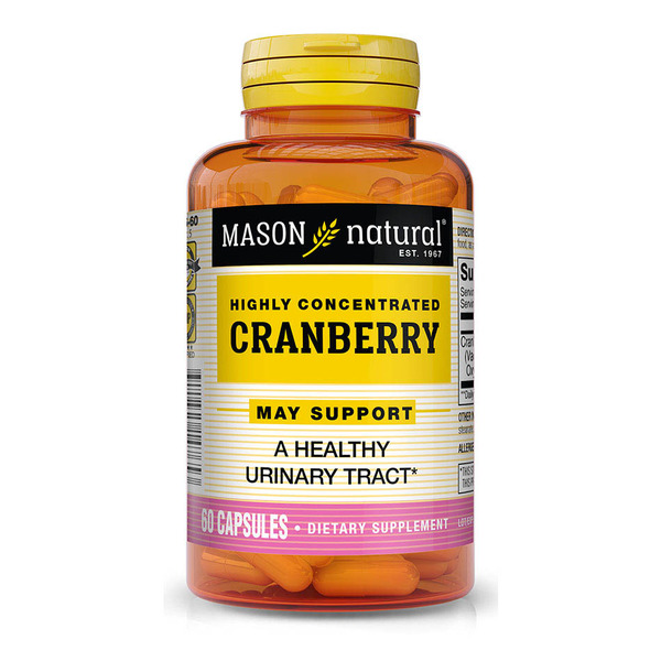 Натуральна добавка Mason Natural Cranberry Highly Concentrated, 60 капсул