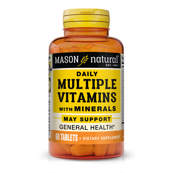 Витамины и минералы Mason Natural Daily Multiple Vitamins with Minerals, 60 таблеток