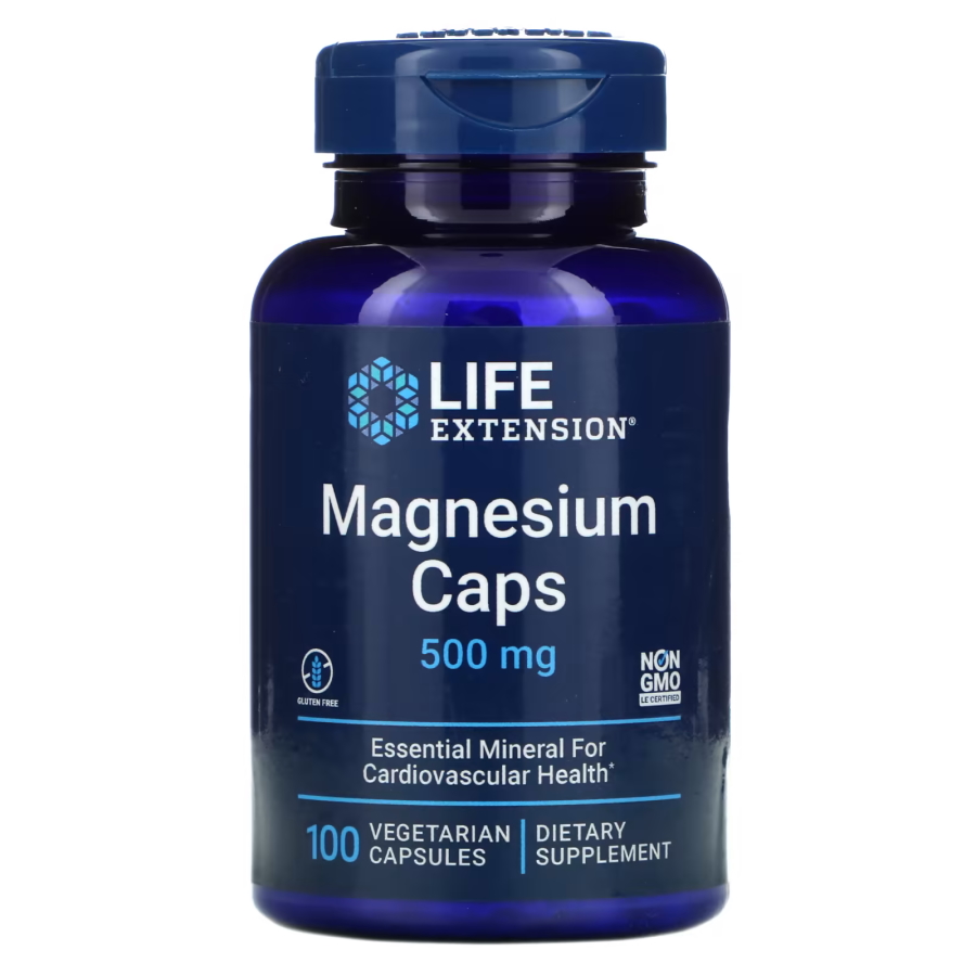 Витамины и минералы Life Extension Magnesium Caps 500 mg, 100 вегакапсул
