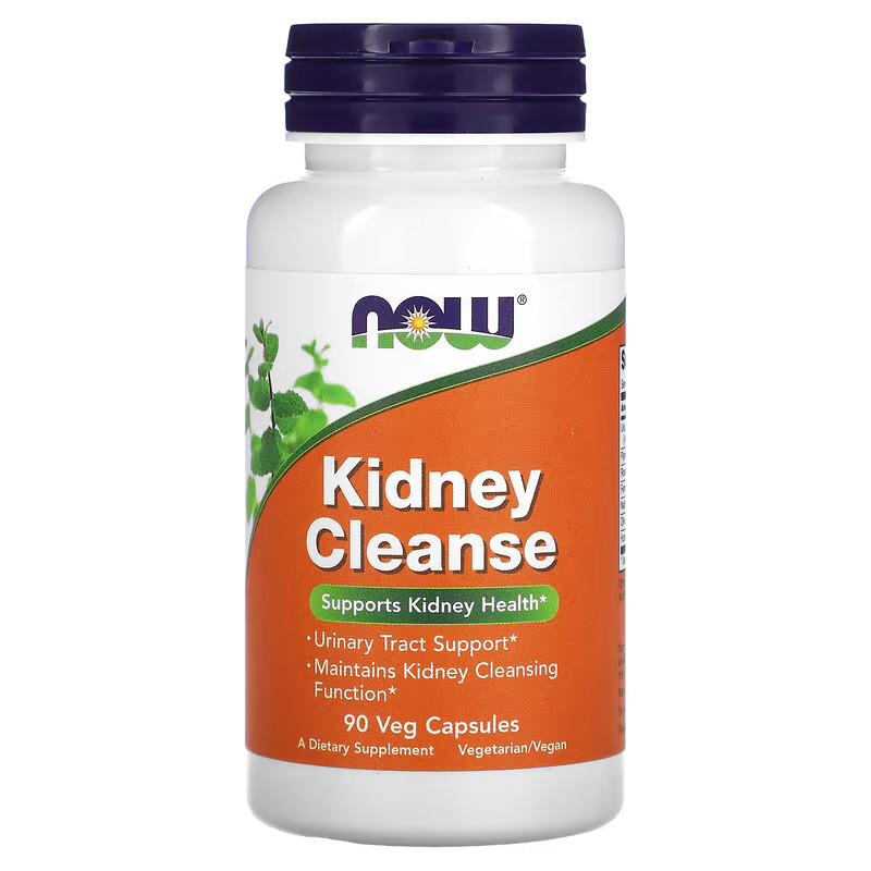 Натуральная добавка NOW Kidney Cleanse, 90 вегакапсул