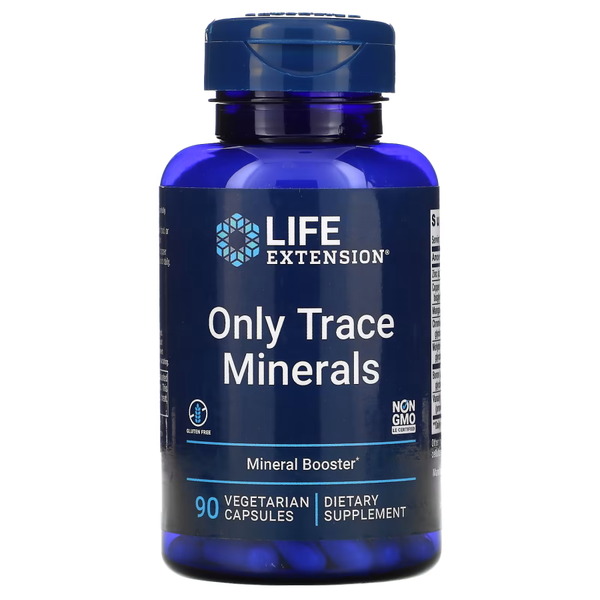 Витамины и минералы Life Extension Only Trace Minerals, 90 вегакапсул