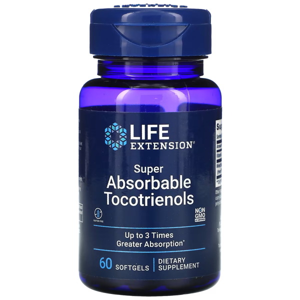 Вітаміни та мінерали Life Extension Super Absorbable Tocotrienols, 60 капсул