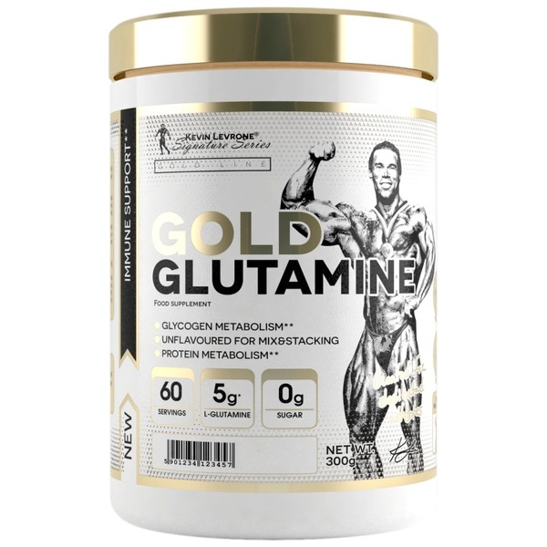 Аминокислота Kevin Levrone Gold Line Gold Glutamine, 300 грамм