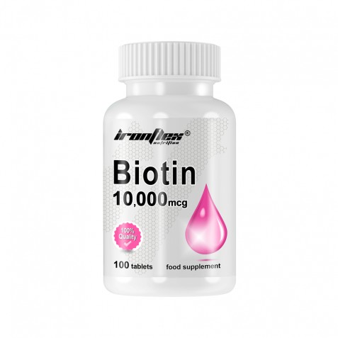 Вітаміни та мінерали IronFlex Biotin 10000 mcg, 100 таблеток