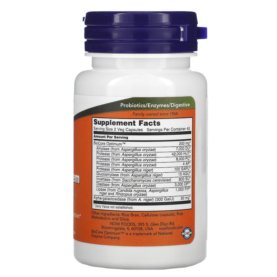 Пробіотики і пребіотики NOW Optimal Digestive System, 90 вегакапсул. Фото 3