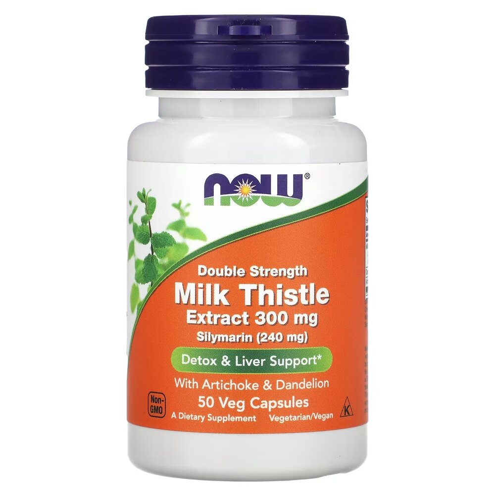 Натуральная добавка NOW Silymarin Milk Thistle 300 mg, 100 вегакапсул