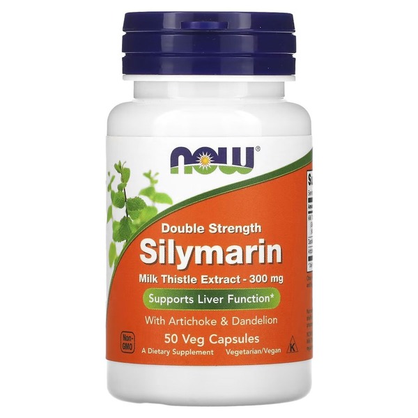 Натуральная добавка NOW Silymarin Milk Thistle 300 mg, 50 вегакапсул