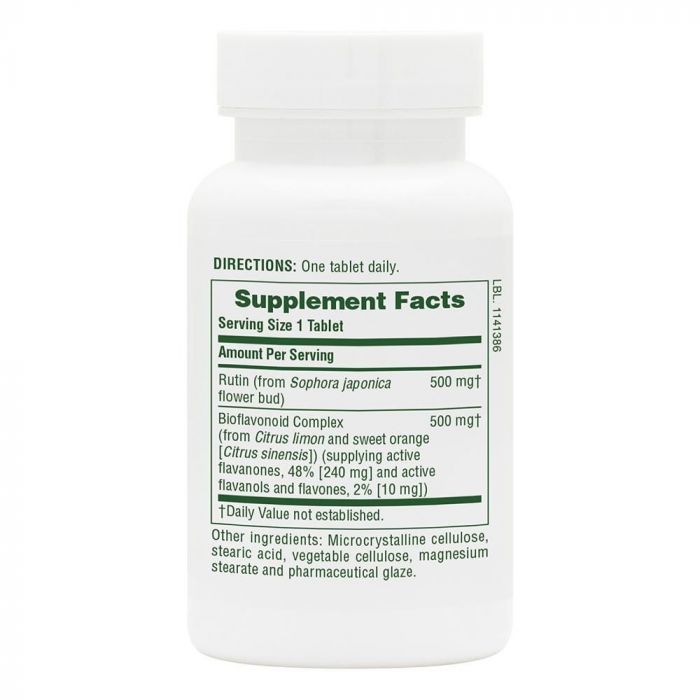Вітаміни та мінерали Natures Plus BioRutin 1000 mg, 60 таблеток. Фото 2