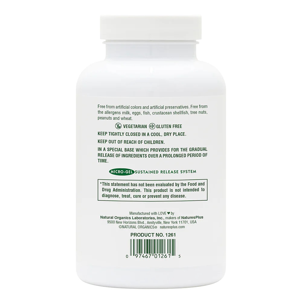 Витамины и минералы Natures Plus Mega-Stress Complex, 90 таблеток. Фото 3