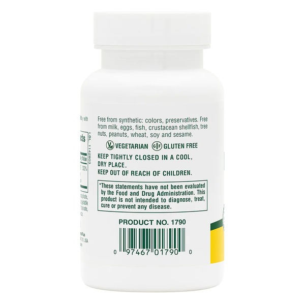 Витамины и минералы Natures Plus Folic Acid 800 mcg, 90 таблеток. Фото 3