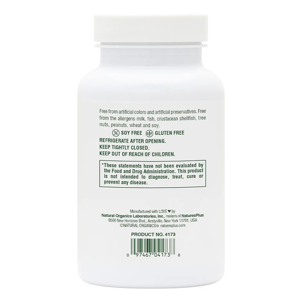 Натуральна добавка Natures Plus Egg Yolk Lecithin 600 mg, 180 вегакапсул. Фото 3
