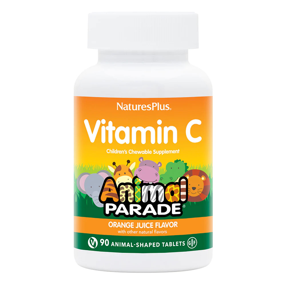 Вітаміни та мінерали Natures Plus Animal Parade Vitamin C, 90 жувальних таблеток