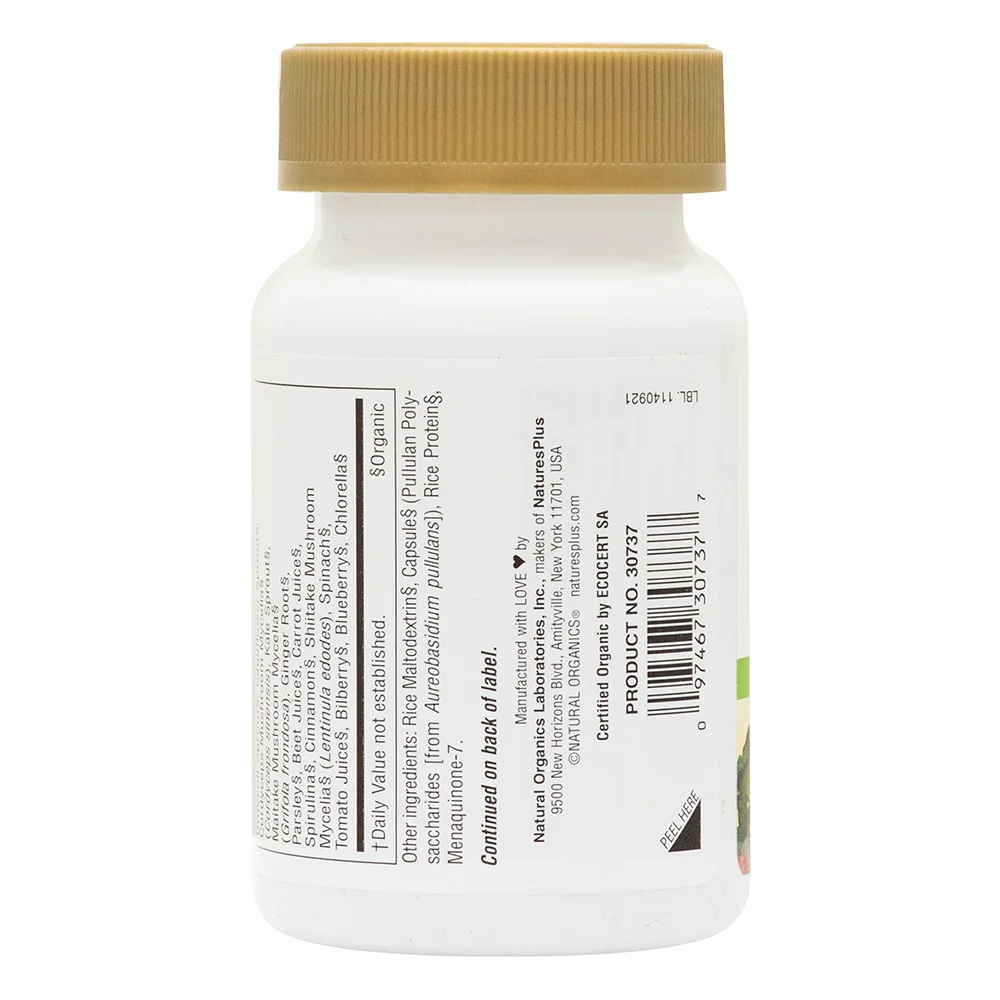 Витамины и минералы Natures Plus Source of Life Garden Vitamin K2 120 mcg, 60 вегакапсул. Фото 3
