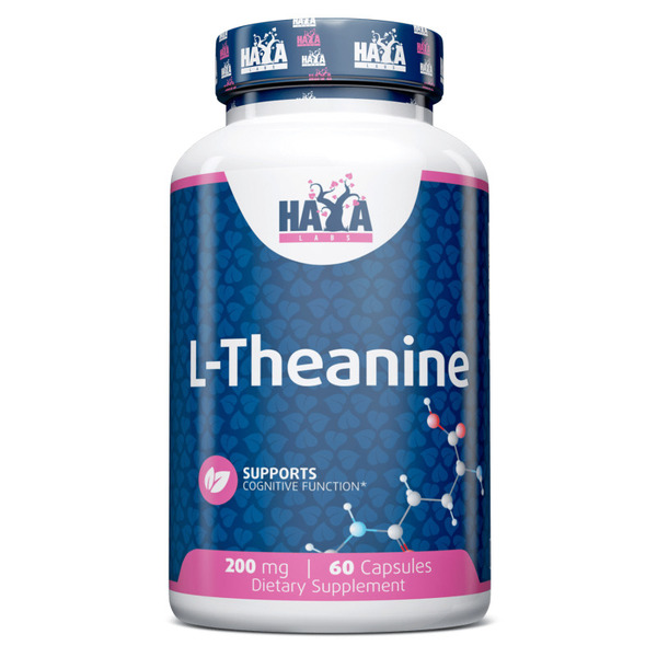 Аминокислота Haya Labs L-Theanine 200 mg, 60 капсул