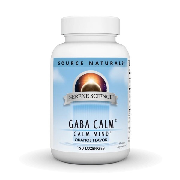 Амінокислота Source Naturals Serene Science GABA Calm, 120 льодяників