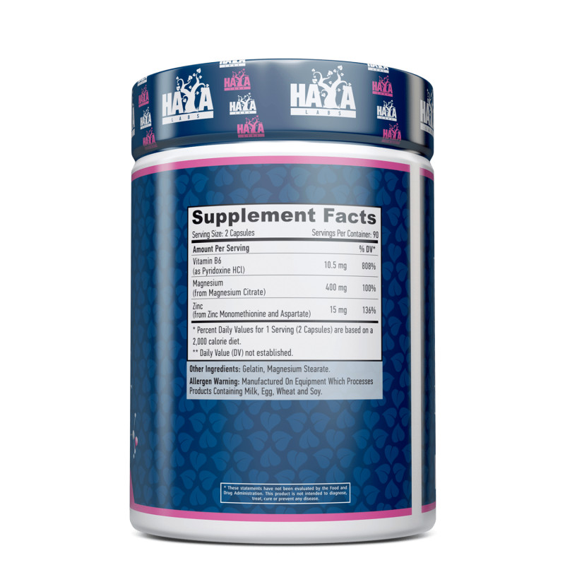 Стимулятор тестостерону Haya Labs ZMA, 180 капсул. Фото 2